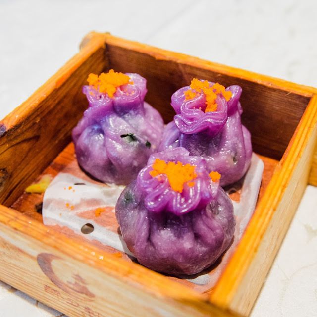 Baked Custard Purple Sweet Potato Cake