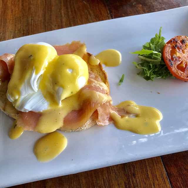 Eggs Benne with Salmon