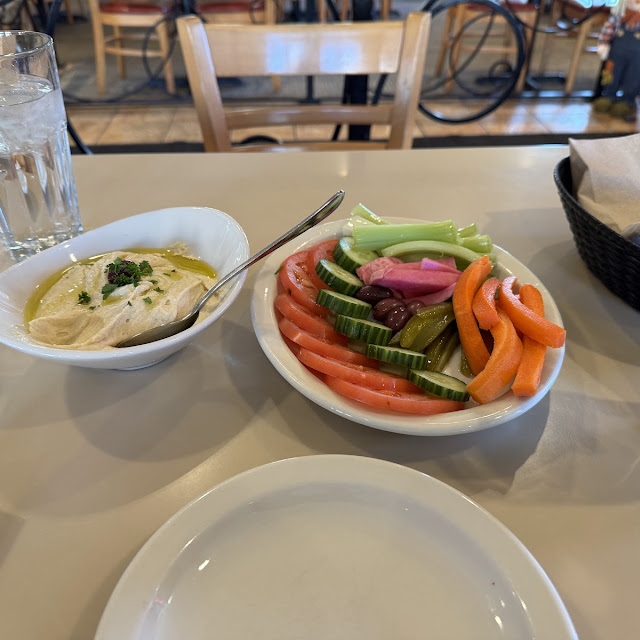 Hummus and Vegetables