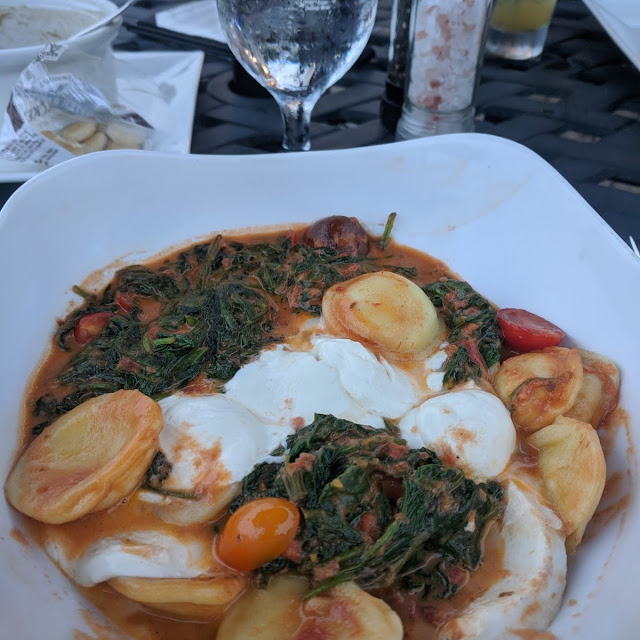 Drunken Ravioli Vodka Auce with Spinach and Grape Tomatoes