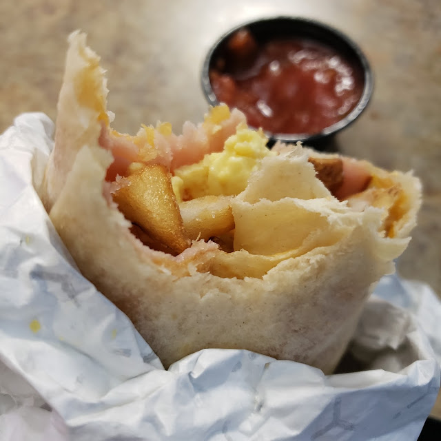 Ham Egg Cheese Burrito