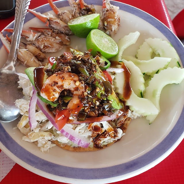 Tostada de Jaiba
