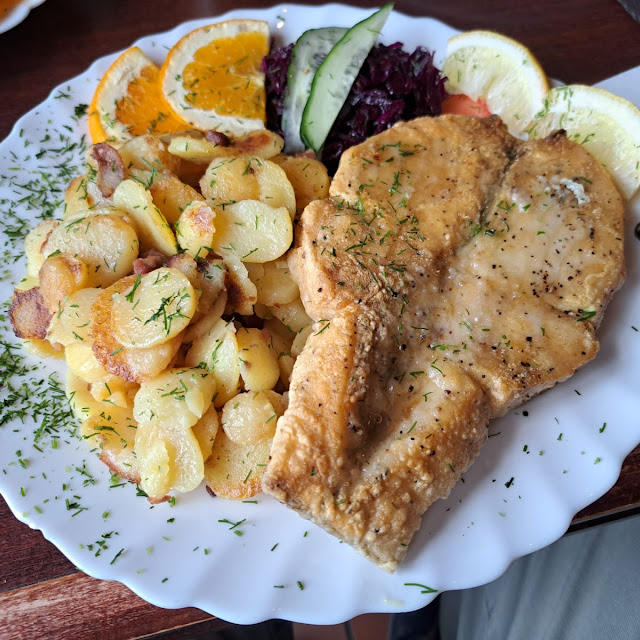 Räucherfischsülze Mit Bratkartoffeln