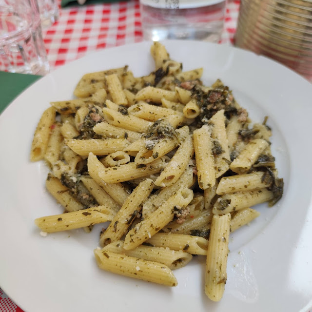 Pennette Cicoria E Salsicce