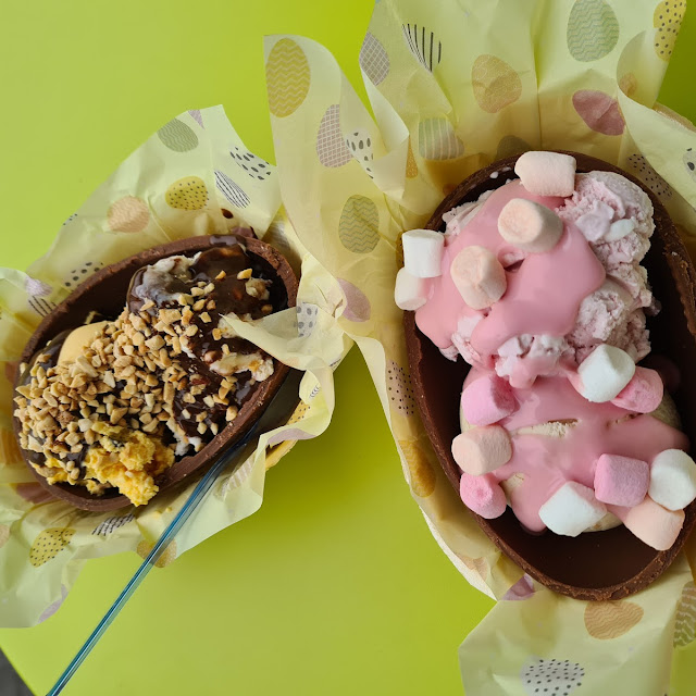 Ice Cream Filled Easter Eggs