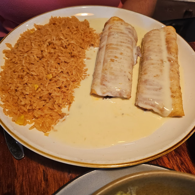 Tex Mex Chicken Chimichanga