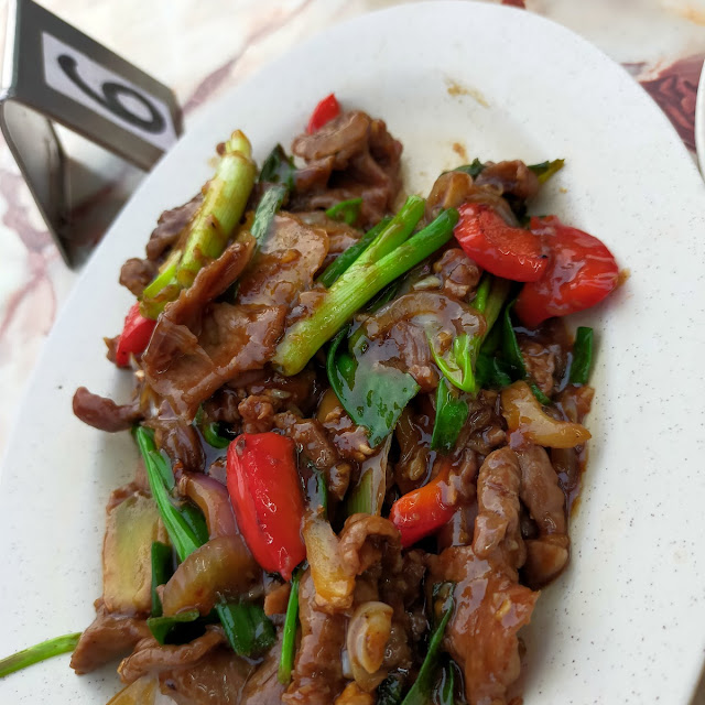 姜葱牛肉片