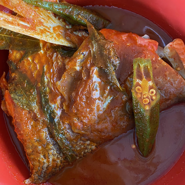 Asam Pedas Kepala Ikan Merah