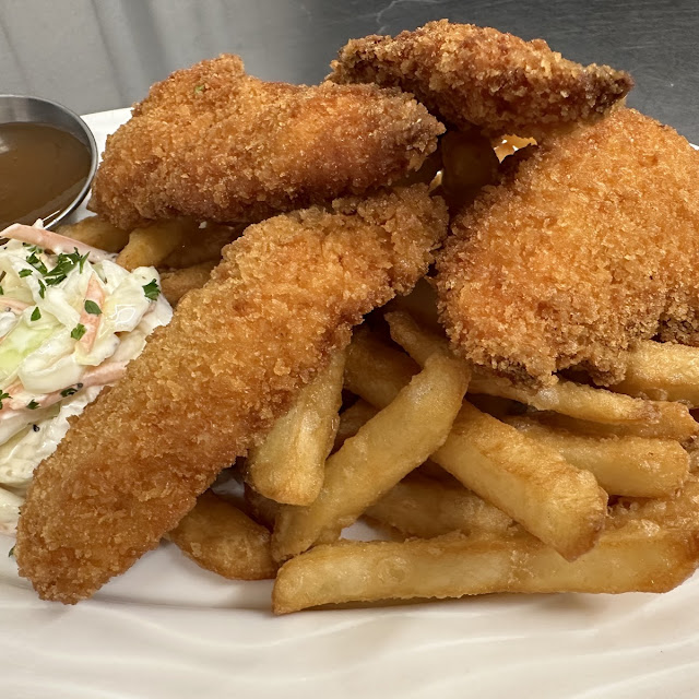 Homemade Chicken Tenders and Fries