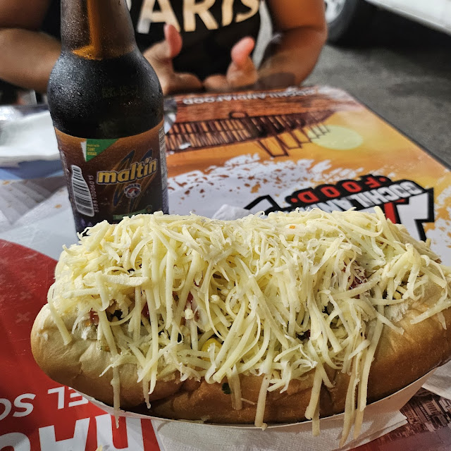 Hot Dog Parrillero Con Carne Mechada