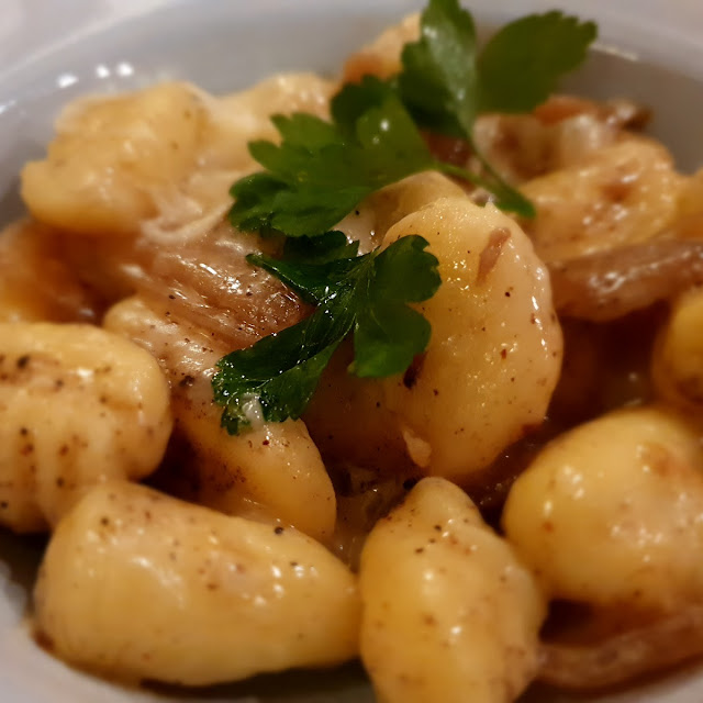 Gnocchi Con Queso Y Boletus