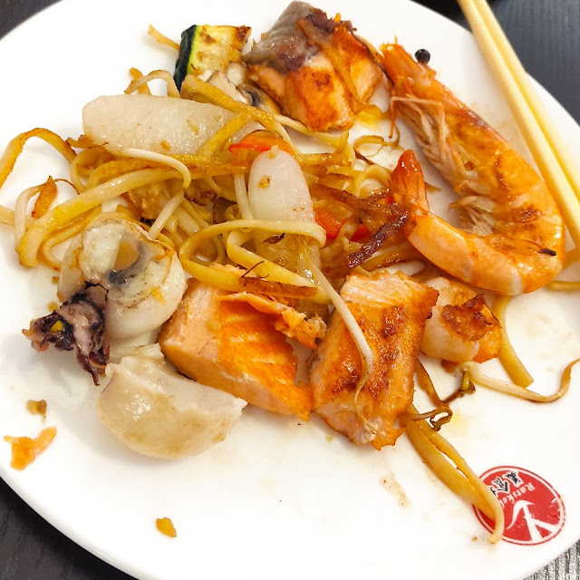 Mongolisches Buffet Selbst Zusammen Gestellt