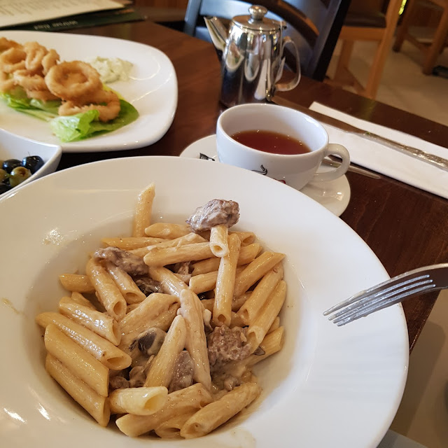 Pasta with Steak and Mushrooms