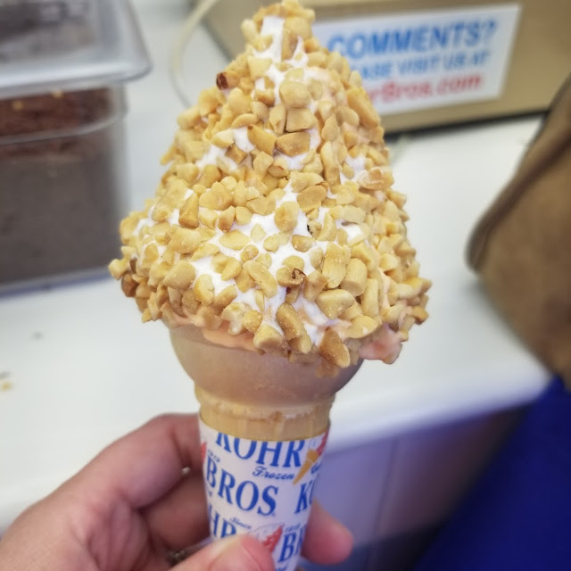 Orange Creamsicle with Peanuts