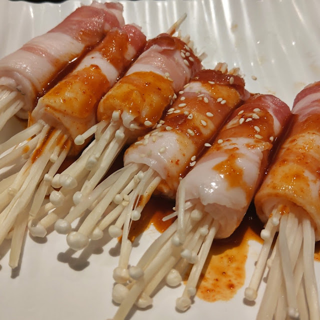 Bacon Wrapped Enoki