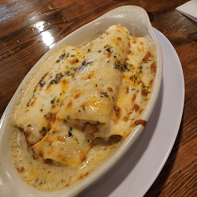 Crab Florentine Cannelloni