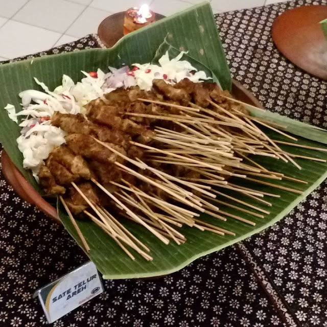 Sate Telur Areh
