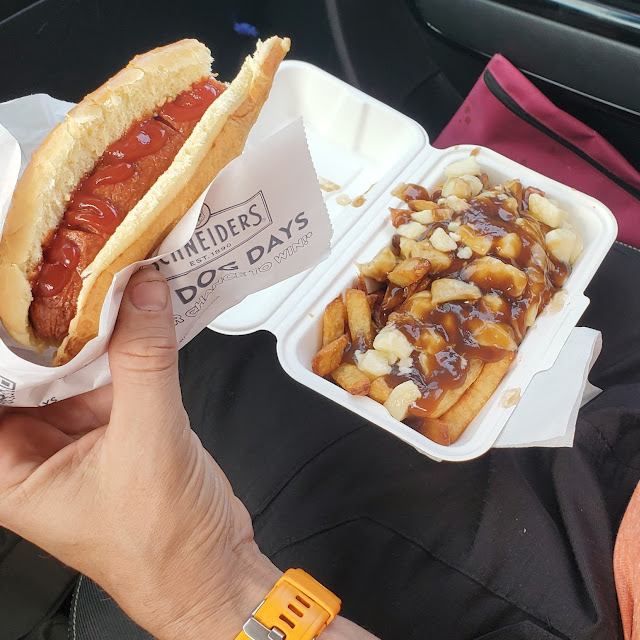 Hot Dog & Poutine with Extra Curd