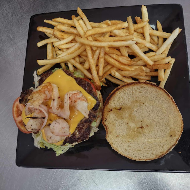 Crabby Patty with French Fries