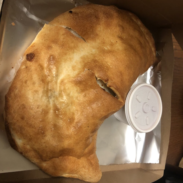 Personal Calzone with Ricotta Mozzarella & a Side of Sauce