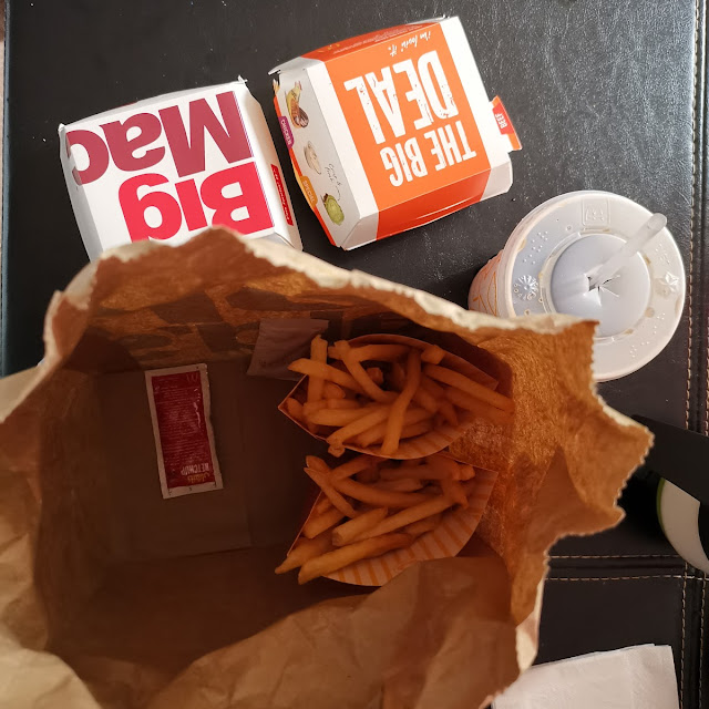 Big Mac and Cheese Meal Chilli Beef Burger