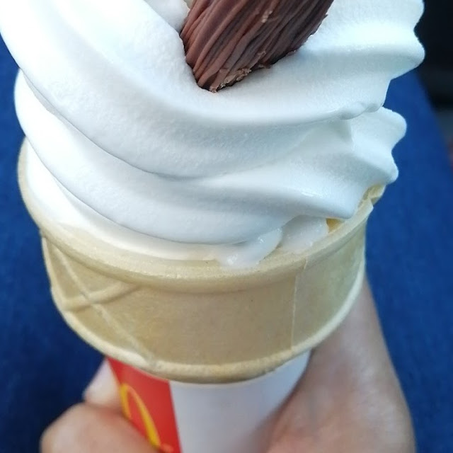 Vanilla Ice Cream with a Flake