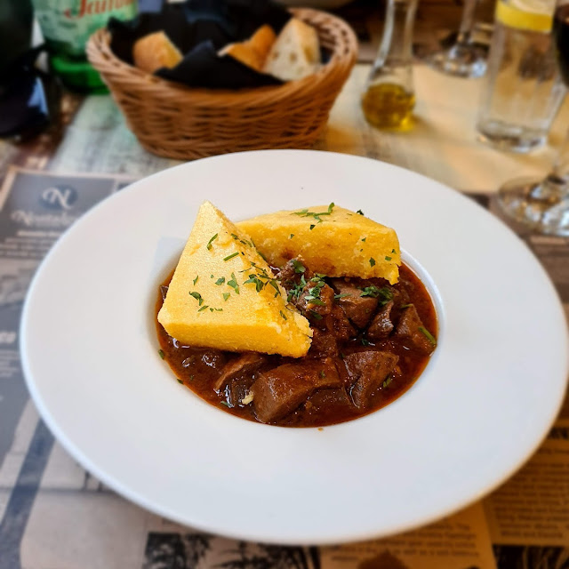 Lamb Liver with Polenta
