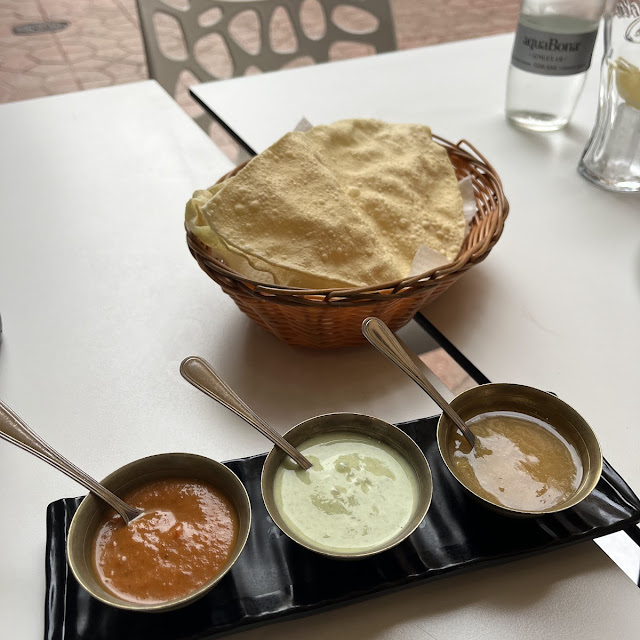 Popadum And Chutney
