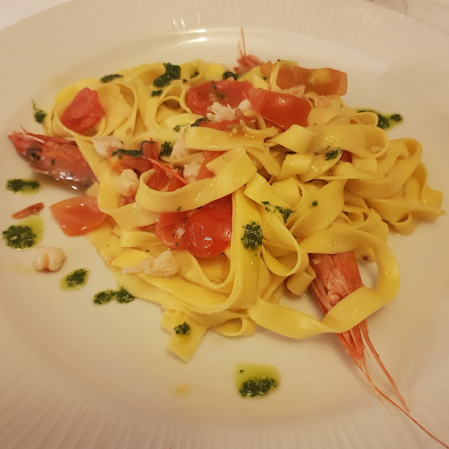 Tagliolini Gamberi Rossi E Menta