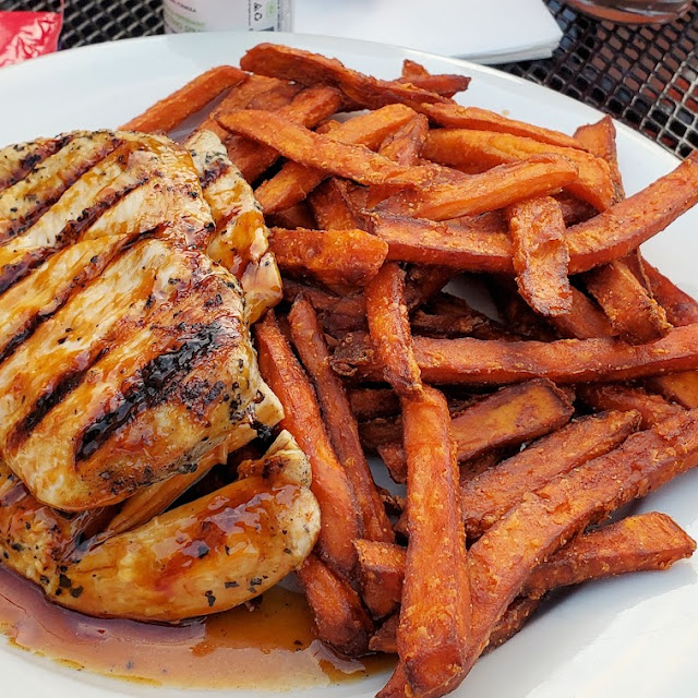 Chicken and Sweet Potato Fries