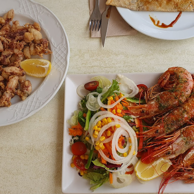 Chipirones Gambas A la Plancha