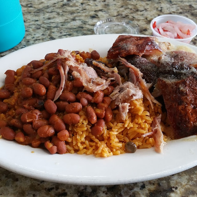 Lechon Rice and Beans