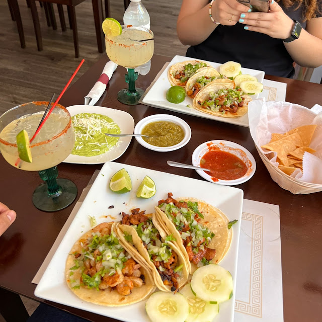 Chicken Carne Asada Chorizo and Al Pastor Tacos