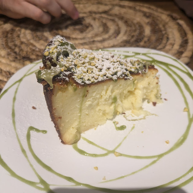 Tarta de Queso Con Pistacho