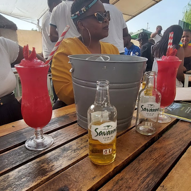 Savanna and Strawberry Daiquiri