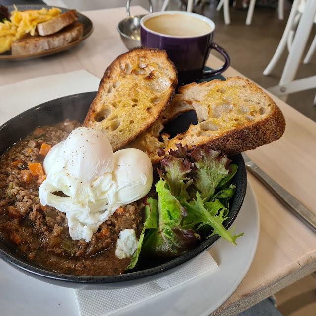 Savoury Mince with a Poached Egg