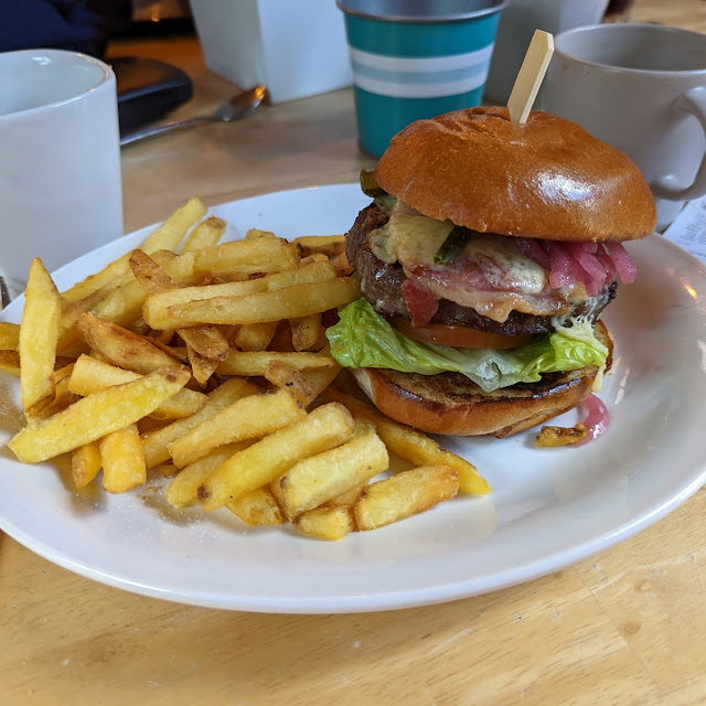 Beef Burger with Bacon and Cheese