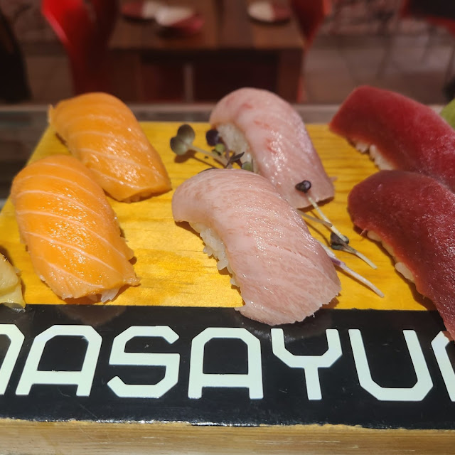 Nigiri Salmon Nigiri Maguro Nigiri Hamachi
