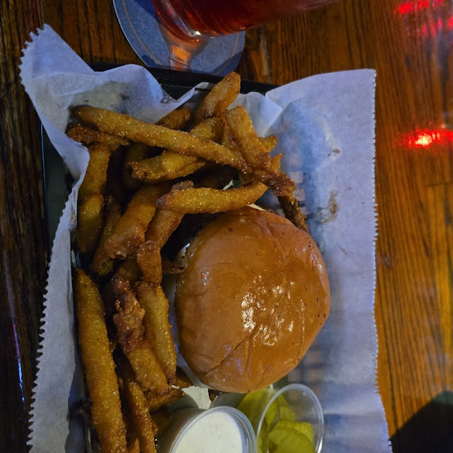Hog Burger Fried Pickles