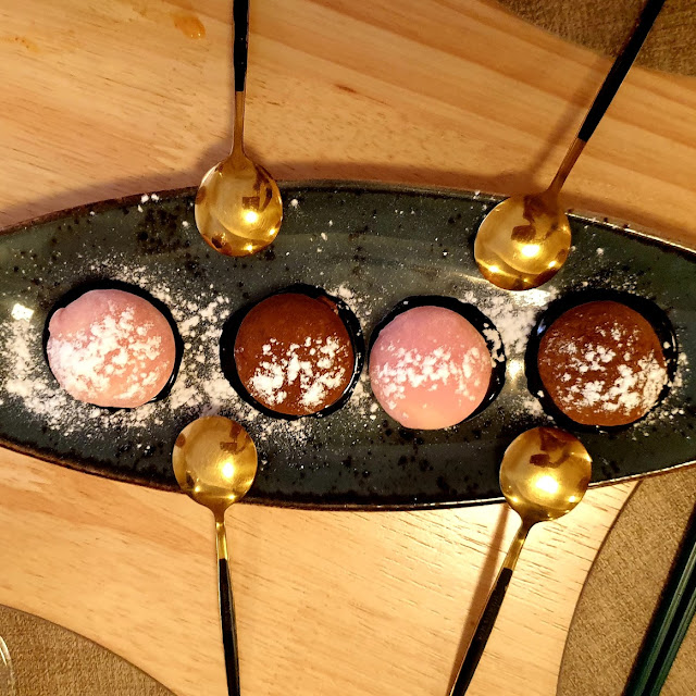Mochis de Chocolate Y Fresa