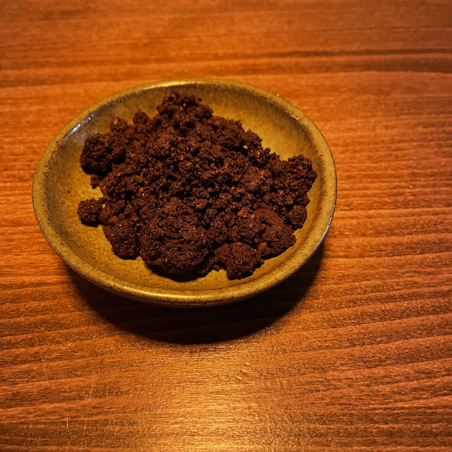 Juniper Smoked Caramel and Seabuckthorn