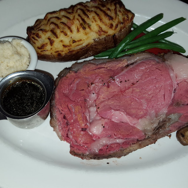 Prime Rib with Stuff Potato