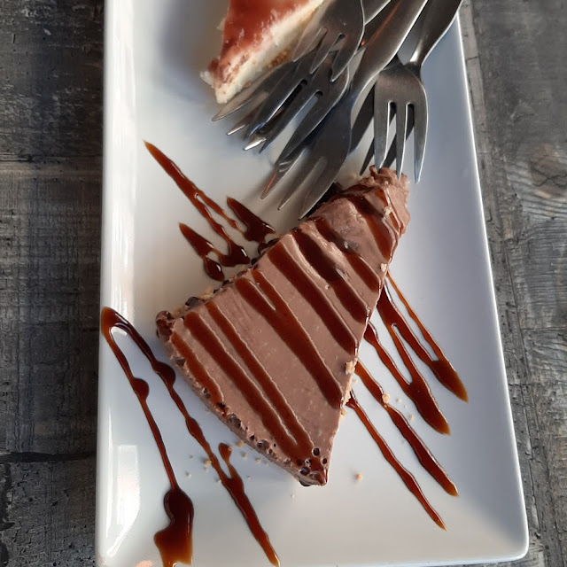Tarta de Chocolate Y Tarta de Queso