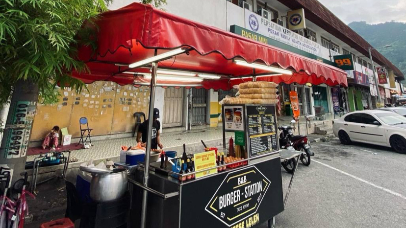 B&B Burger Station Cheese Leleh