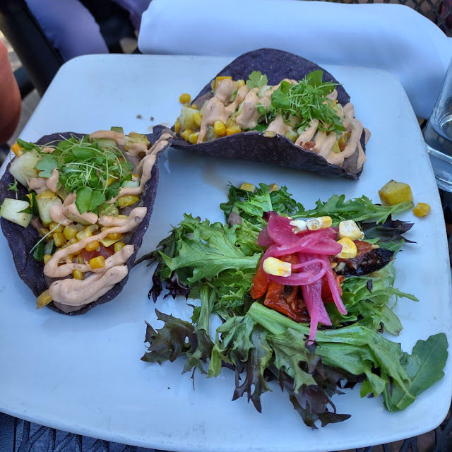 Blue Corn Vegan Tostadas