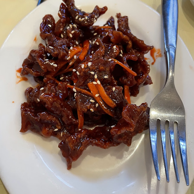 Crispy Beef with Peking Sauce