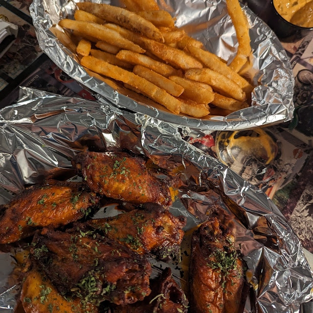 Traditional Wings and Fries