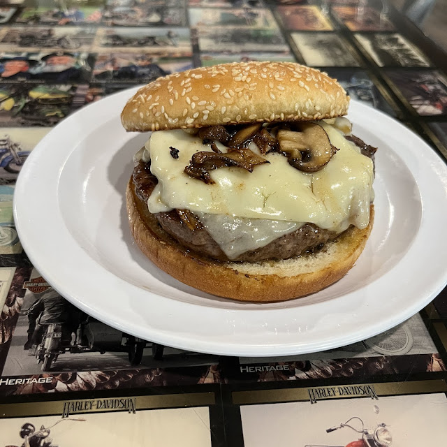 Mushroom Swiss Burger