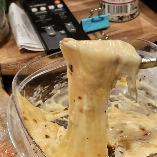 Cheesy Dip not Completely Melted