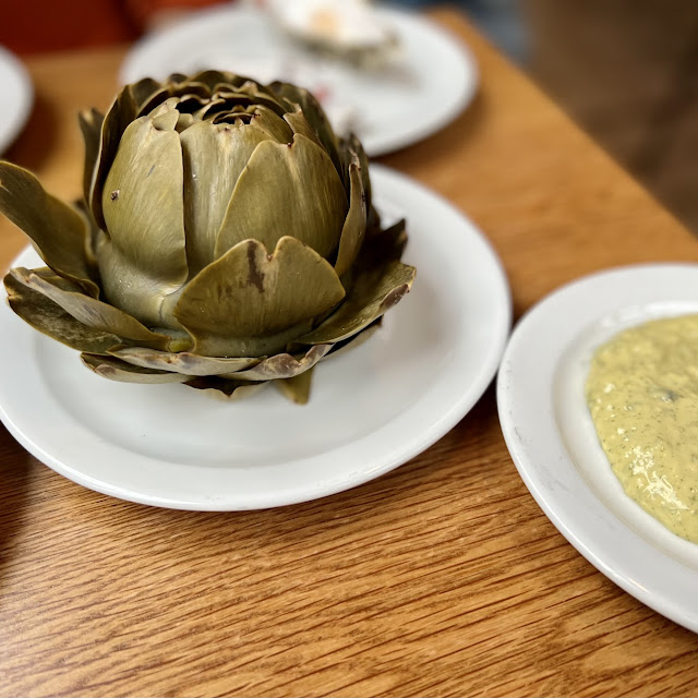 Whole Globe Artichoke & Taragon Vinaigrette